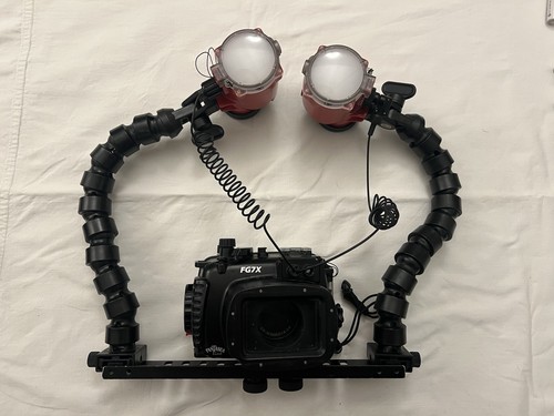 Set completo fotosub canon g7x - canon,