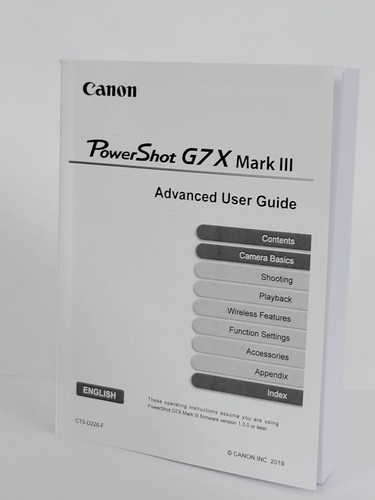 Canon powershot g7x mark iii - mark,